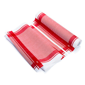 Vaatdoek rol "Roll Drap" Vintage rood 40x64cm P40cm (10 stuks)