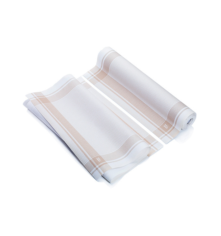 Vaatdoek rol "Roll Drap" Vintage beige 40x64cm P40cm (10 stuks) Vaatdoek rol "Roll Drap" Vintage beige 40x64cm P40cm (10 stuks)
