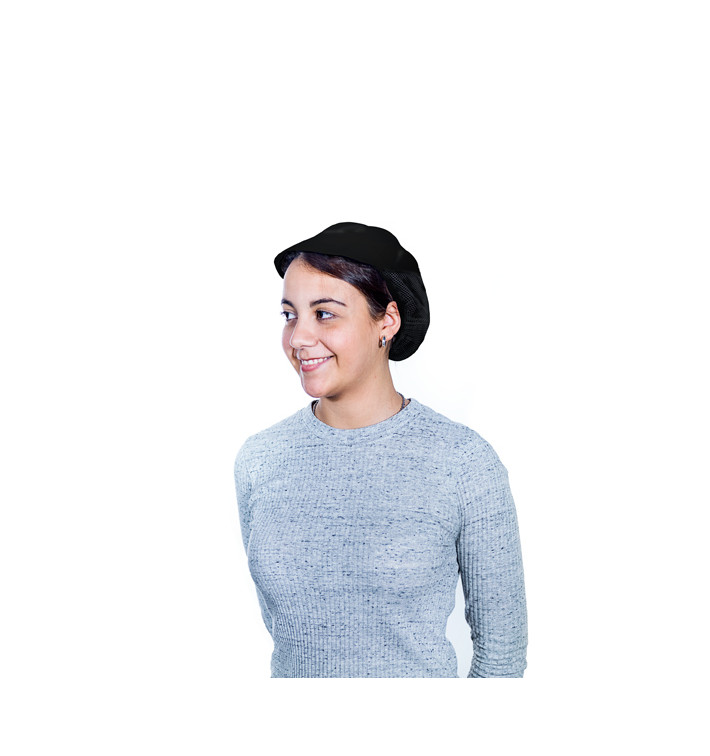 Pet met mesh en vizier katoen zwart (25 stuks) Pet met mesh en vizier katoen zwart (25 stuks)