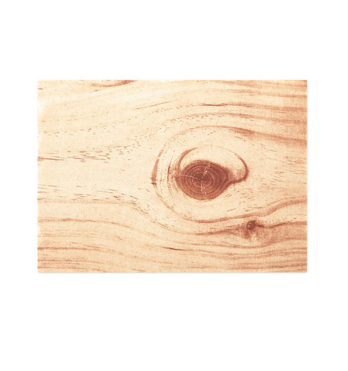 Katoenen placemat "Daen Drap" hout 32x45cm (12 stuks) Katoenen placemat "Daen Drap" hout 32x45cm (12 stuks)