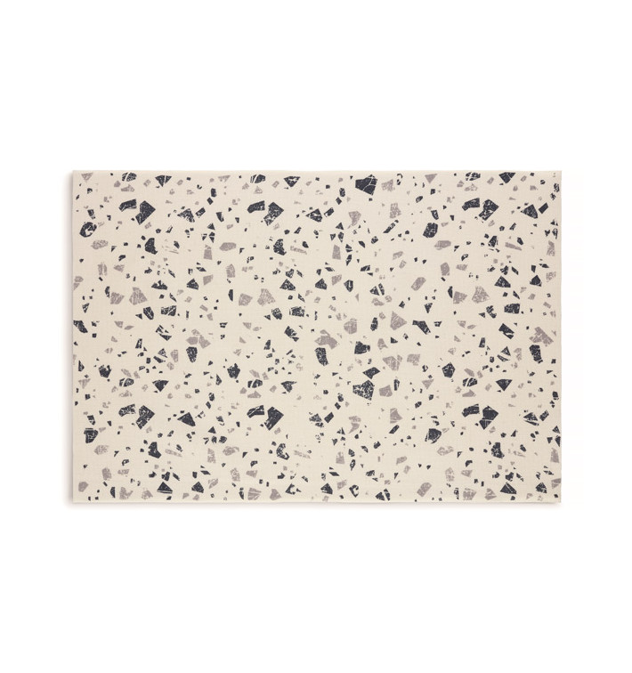 Katoenen placemat "Daen Drap" Terrazzo 32x45cm (12 stuks) Katoenen placemat "Daen Drap" Terrazzo 32x45cm (12 stuks)