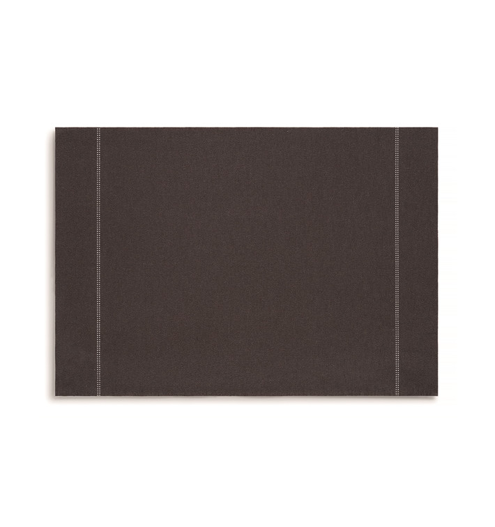 Katoenen placemat "Daen Drap" Anthracite 32x45cm (12 stuks) Katoenen placemat "Daen Drap" Anthracite 32x45cm (12 stuks)