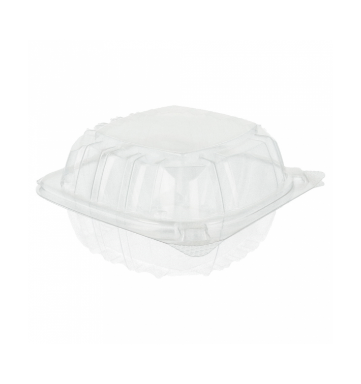 Plastic scharnierende Deli-Container OPS "transparant Seal" 167ml (500 stuks) Plastic scharnierende Deli-Container OPS "transparant Seal" 167ml (500 stuks)