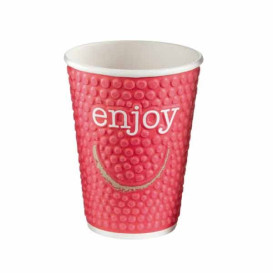 Papieren beker "Enjoen" 12 Oz/360ml Ø9,0cm (680 stuks)