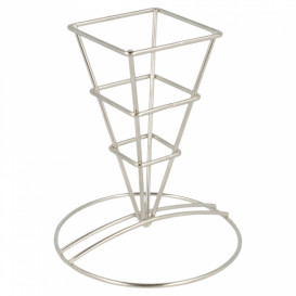 Bediening presentatie Container van staal 6,4x13,3cm (12 stuks)
