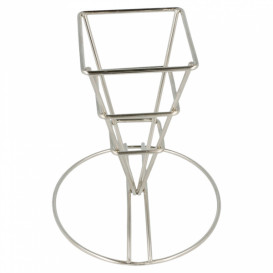 Bediening presentatie Container van staal 6,4x13,3cm (12 stuks)