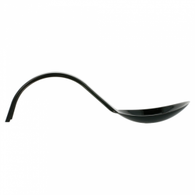 Proeving lepel PS Gebogen zwart 13 cm (50 stuks) 