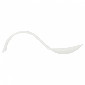 Proeving lepel PS Gebogen wit 13 cm (50 stuks) 