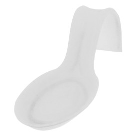 Suikerriet Proeving mini lepel wit 12x4cm (50 stuks) 