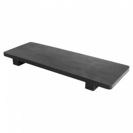 Bamboe sushi dienblad zwart 30x11x2,5cm (1 stuk) 