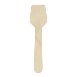 Houten ijs lepel 9,5cm (1.000 stuks)