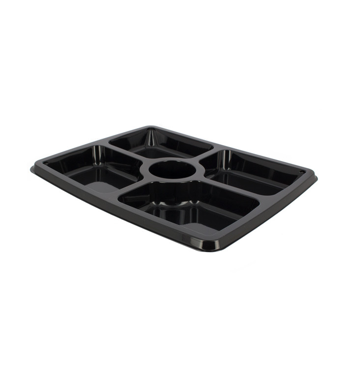 Plastic dienblad Rechthoekige vorm zwart 7C 31,6x26,5x3cm (50 stuks) Plastic dienblad Rechthoekige vorm zwart 7C 31,6x26,5x3cm (50 stuks)