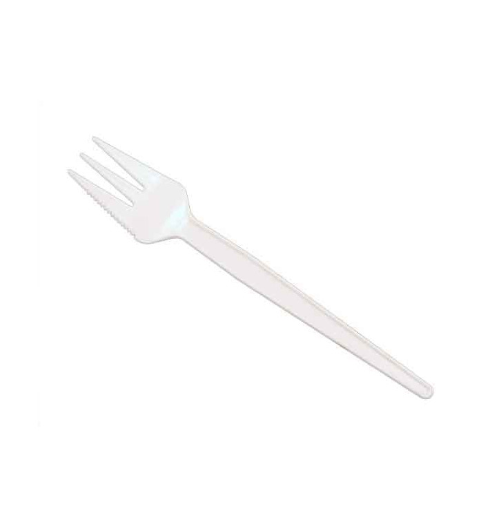 Plastic vork "Sierra" PS wit 13,5cm Plastic vork "Sierra" PS wit 13,5cm