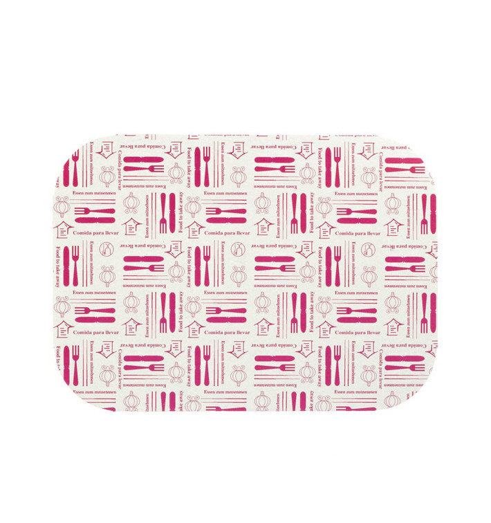 Papieren Deksel voor Folie pan 580ml (125 stuks) Papieren Deksel voor Folie pan 580ml (125 stuks)