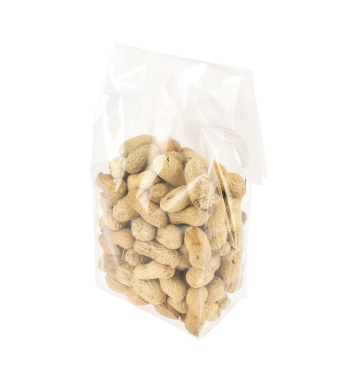 Plastic zak Vierkant bodem 6x19+4cm G-160 (100 stuks) Plastic zak Vierkant bodem 6x19+4cm G-160 (100 stuks)