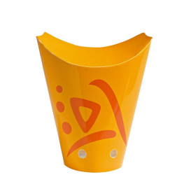 Papieren take-out doos kraft gesloten 480ml (50 stuks) 