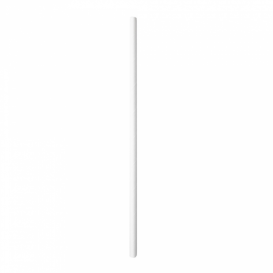 Papieren rechte rietjes wit verpakt Ø0,6cm 19,7cm (3000 stuks)