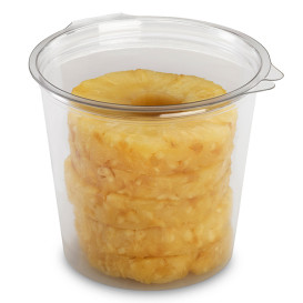 Plastic Container APET Rond vormig transparant 1000ml Ø13,4cm (180 stuks)