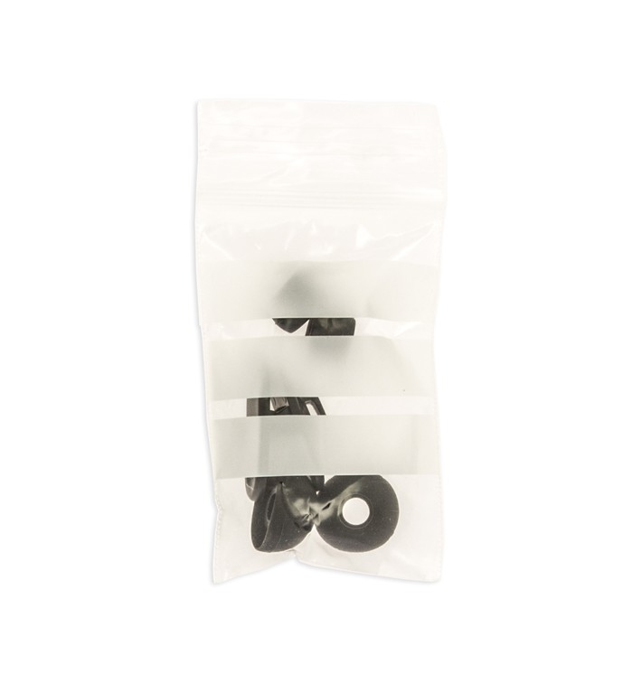 Plastic zak met rits drukknoopsluiting 4x6cm G-200 (1000 stuks)