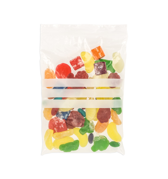 Plastic zak met rits drukknoopsluiting 10x15cm G-200 (100 stuks) Plastic zak met rits drukknoopsluiting 10x15cm G-200 (100 stuks)
