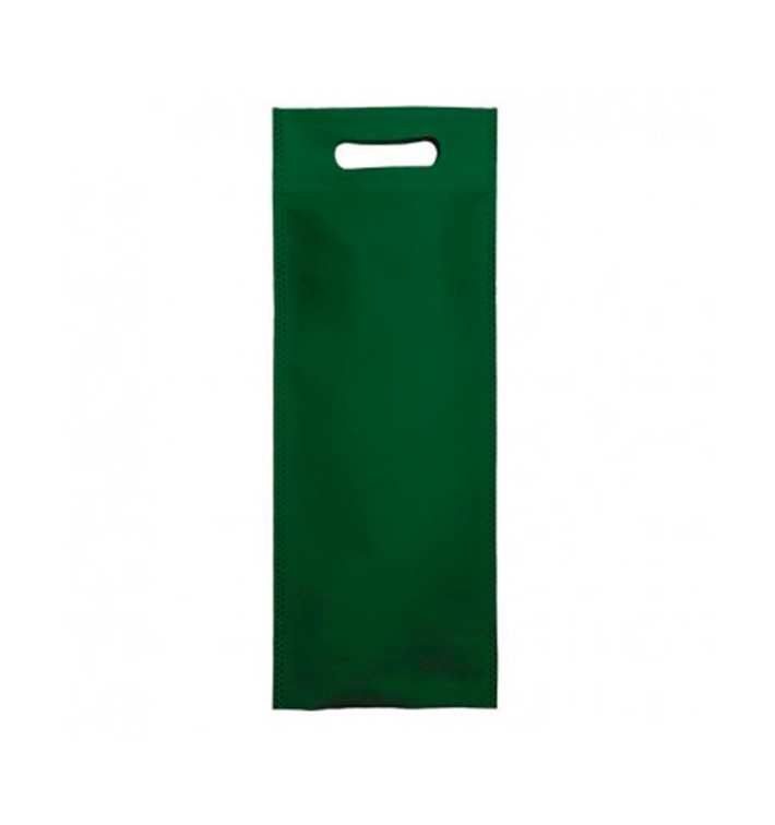 Niet geweven tas met gestanste handgrepen groen 17+10x40cm (200 stuks) Niet geweven tas met gestanste handgrepen groen 17+10x40cm (200 stuks)