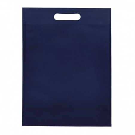 Niet geweven tas met gestanste handgrepen Hemelsblauw 30+10x40cm (200 stuks)