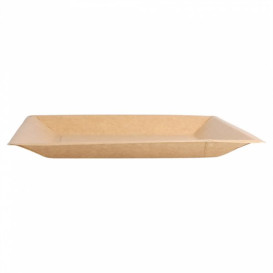 Papieren bord Biocoated Natual Vierkant 18cm (20 stuks) 