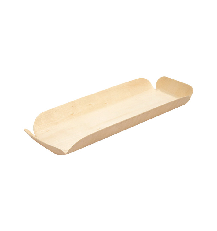 Houten steunplateau dienblad Rectangular 22x8x2 cm (200 stuks)