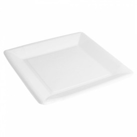 Papieren bord Biocoated wit Vierkant 18cm (400 stuks)
