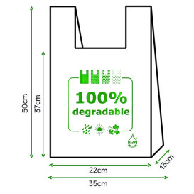 Plastic Hemddraagtassen 100% Biologisch afbreekbaar 35x50cm (2000 stuks)