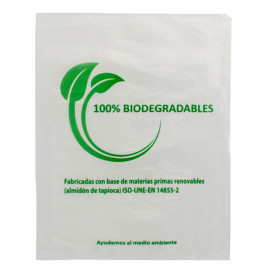 Plastic zak 100% biologisch afbreekbaar 30x40cm (100 stuks)