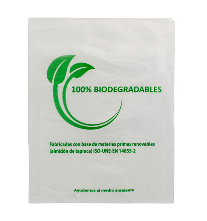 Plastic zak 100% biologisch afbreekbaar 30x40cm (2000 stuks) Plastic zak 100% biologisch afbreekbaar 30x40cm (2000 stuks)