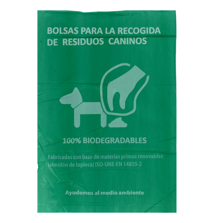 Plastic zak voor uitwerpselen van honden 100% bio 20x33cm (100 stuks) Plastic zak voor uitwerpselen van honden 100% bio 20x33cm (100 stuks)