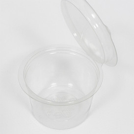 Plastic Container APET Rond vormig transparant 80ml Ø7cm (50 stuks)