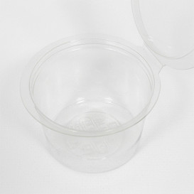 Plastic Container APET Rond vormig transparant 80ml Ø7cm (50 stuks)