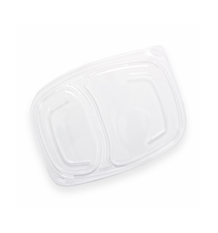 Plastic Deksel transparant Container 2C 1050/1250ml 25,5x18,9x2cm (320 stuks) Plastic Deksel transparant Container 2C 1050/1250ml 25,5x18,9x2cm (320 stuks)