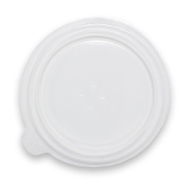 Plastic Deksel transparant Deli Container PP 350/400ml Ø12,0x1,8cm (100 stuks)