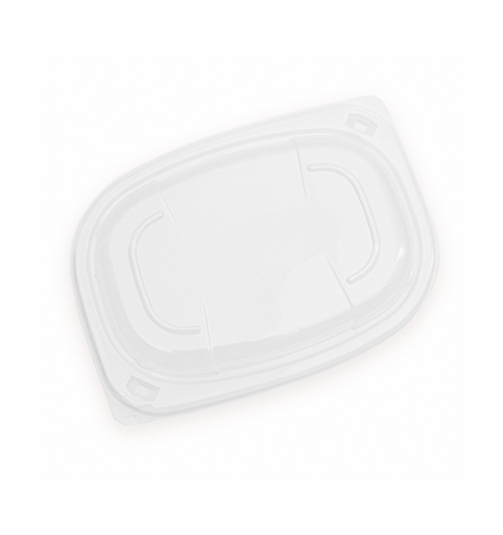 Plastic Deksel transparant Container OPS 400/600ml 19x14x2cm (480 stuks) Plastic Deksel transparant Container OPS 400/600ml 19x14x2cm (480 stuks)