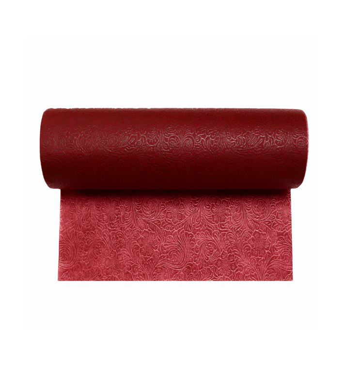 Niet geweven PLUS Tafelkleed rol bordeauxrood 0,4x50m P30cm (1 stuk) Niet geweven PLUS Tafelkleed rol bordeauxrood 0,4x50m P30cm (1 stuk)