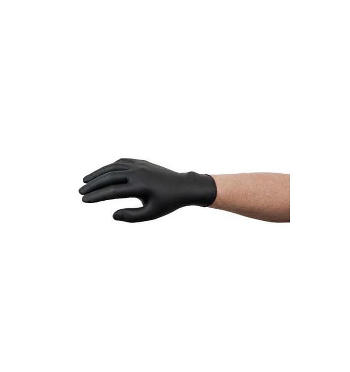 Nitril handschoenenen zwart maat XL AQL 1.5 (100 stuks)