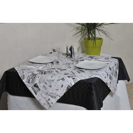 Voorgesneden papieren tafelkleed 1,2x1,2m wit "Prensa" 37g 1,2x1,2m (300 stuks)