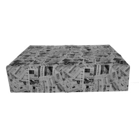 Voorgesneden papieren tafelkleed 1,2x1,2m wit "Prensa" 37g 1,2x1,2m (300 stuks)