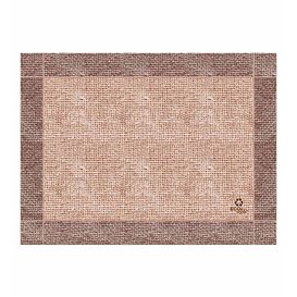 Papieren Placemats 30x40cm kraft "Jute" 40g (1000 stuks)