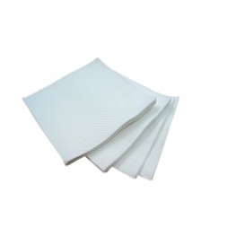 Papieren servet Micropunt wit ECO 20x20cm 2C (2.400 stuks)