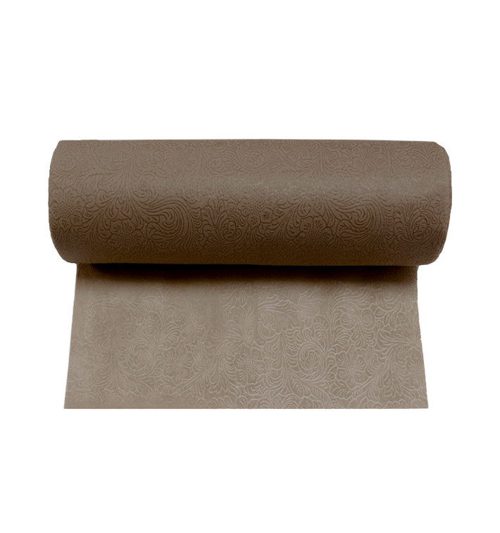 Niet geweven PLUS Tafelkleed rol Bruin 1,2x45m P40cm (6 stuks) Niet geweven PLUS Tafelkleed rol Bruin 1,2x45m P40cm (6 stuks)