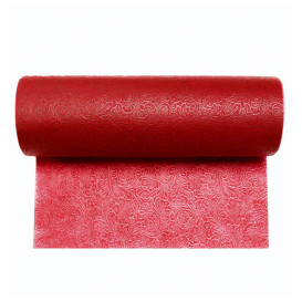 Niet geweven PLUS Tafelkleed rol Rood 1,2x45m P40cm (6 stuks) 