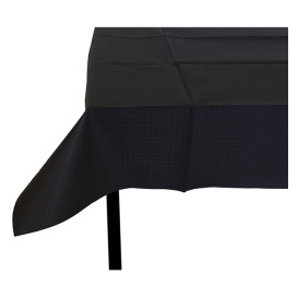 Voorgesneden papieren tafelkleed zwart 40g 1,2x1,2m (300 stuks) 