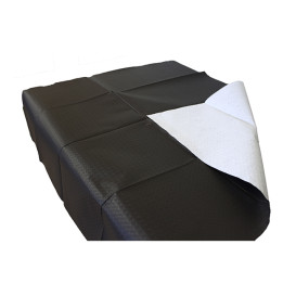Voorgesneden papieren tafelkleed zwart 40g 1,2x1,2m (300 stuks) 