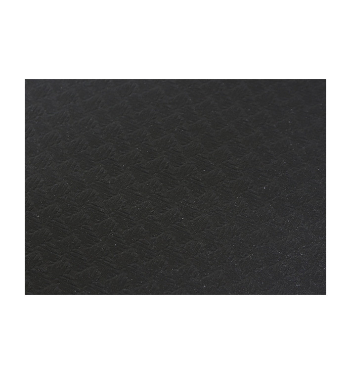Voorgesneden papieren tafelkleed zwart 40g 1,2x1,2m (300 stuks) Voorgesneden papieren tafelkleed zwart 40g 1,2x1,2m (300 stuks)