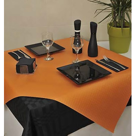 Voorgesneden papieren tafelkleed oranje 40g 1,2x1,2m (300 stuks) 